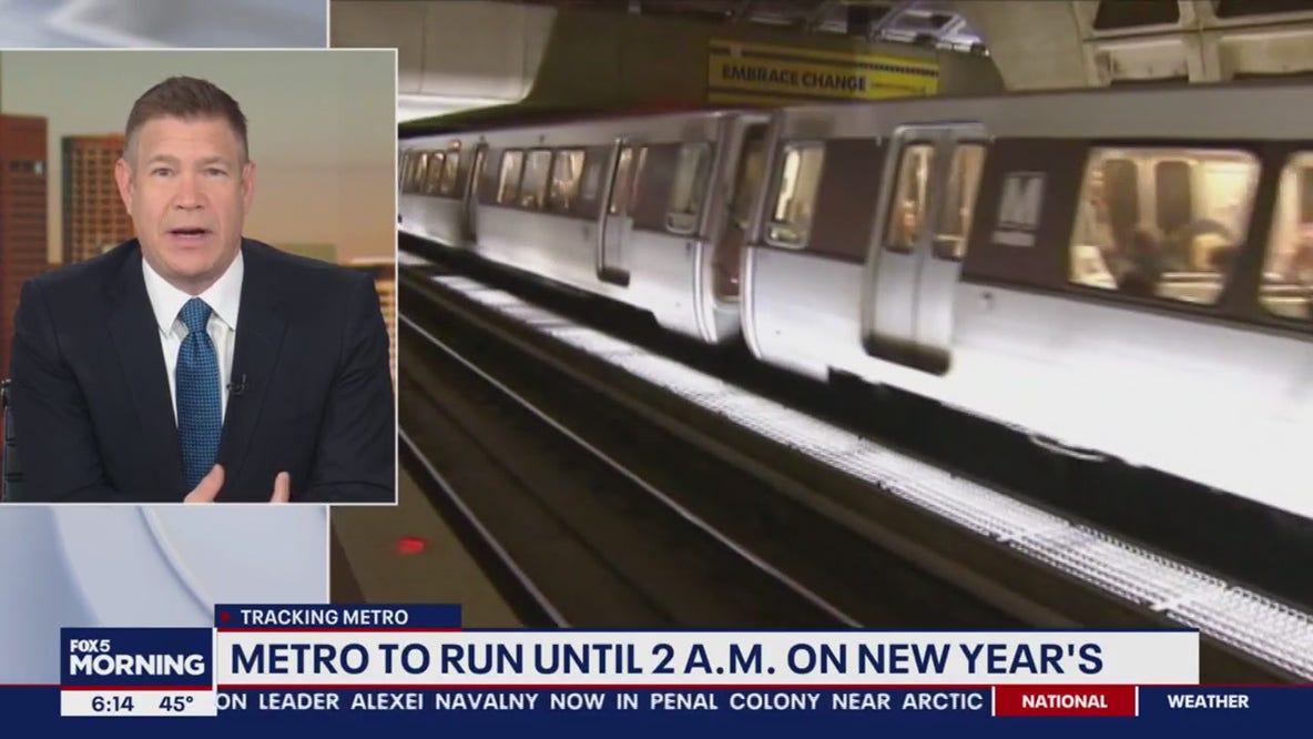 Metro extending its hours for New Year’s Eve